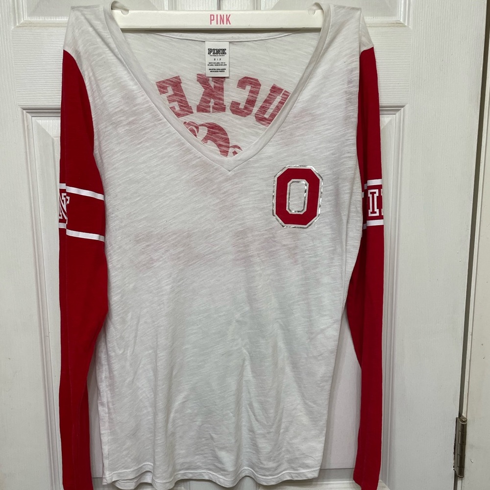 VS Pink OSU Buckeye For Life shirt, size S.